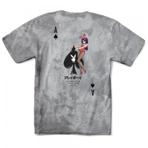 Playboy Ace of Spades Tie-Dye T-shirt Heren | PLBY-593115