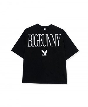 Playboy Heavyweight Fleece T-shirt Heren Mosterdgeel | PLBY-593205