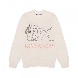 Playboy Late Night Sweatshirt Heren | PLBY-593064