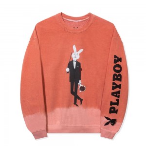 Playboy Lounge Rib LS and Set Sweatshirt Dames | PLBY-592855