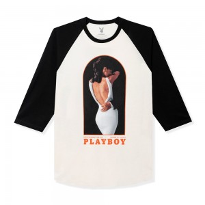 Playboy November 1967 Raglan Baseball T-shirt Heren | PLBY-593225