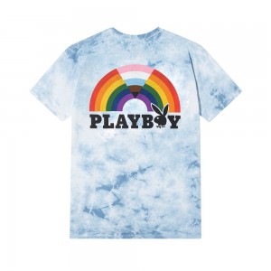 Playboy Pride is Good Tie Dye T-shirt Heren | PLBY-593252