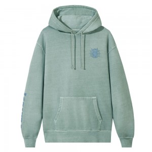 Playboy Sun Washed Hoodie Heren Blauw | PLBY-593072