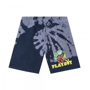 Playboy Tie-Dye Au Naturel Korte Broek Heren | PLBY-592960