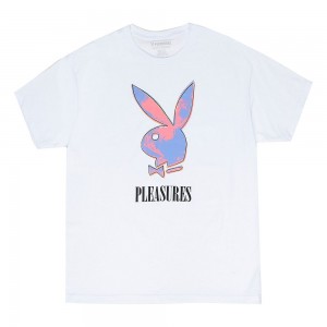 Playboy x Pleasures Pop Art T-shirt Heren Wit | PLBY-593189