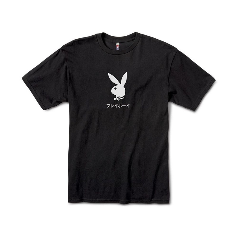 Playboy Ace of Spades T-shirt Heren Zwart | PLBY-593108