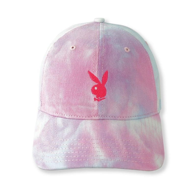 Playboy Adjustable Rabbit Head Logo Hat Tie Dye Hoeden Dames | PLBY-592633