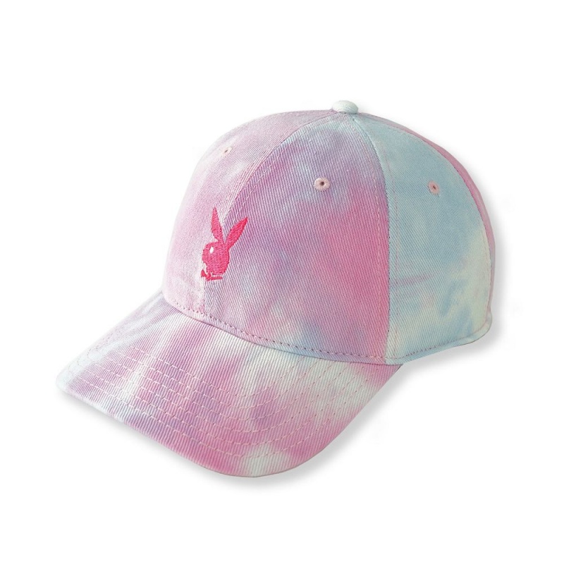 Playboy Adjustable Rabbit Head Logo Hat Tie Dye Hoeden Dames | PLBY-592633