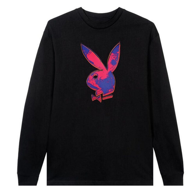 Playboy Andy Warhol Bunny Long Sleeve T-shirt Heren Wit | PLBY-593154