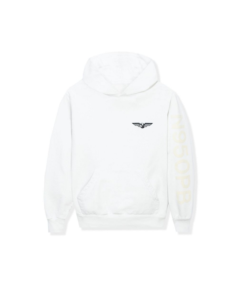 Playboy Aviation Wings N950PB Hoodie Heren Paars | PLBY-593071