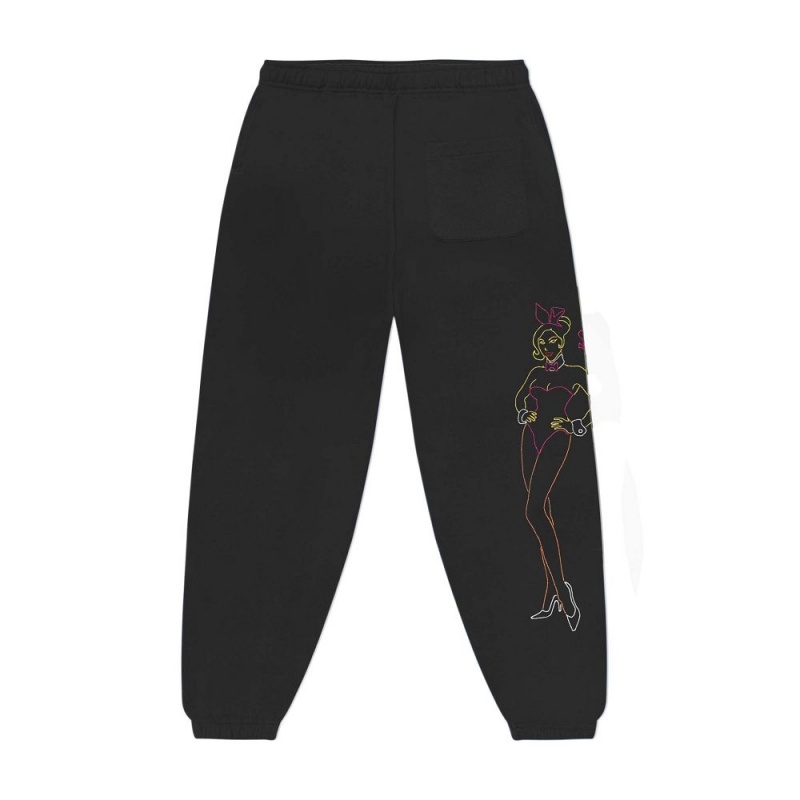 Playboy Bunny Outline Joggingbroeken Heren | PLBY-592963