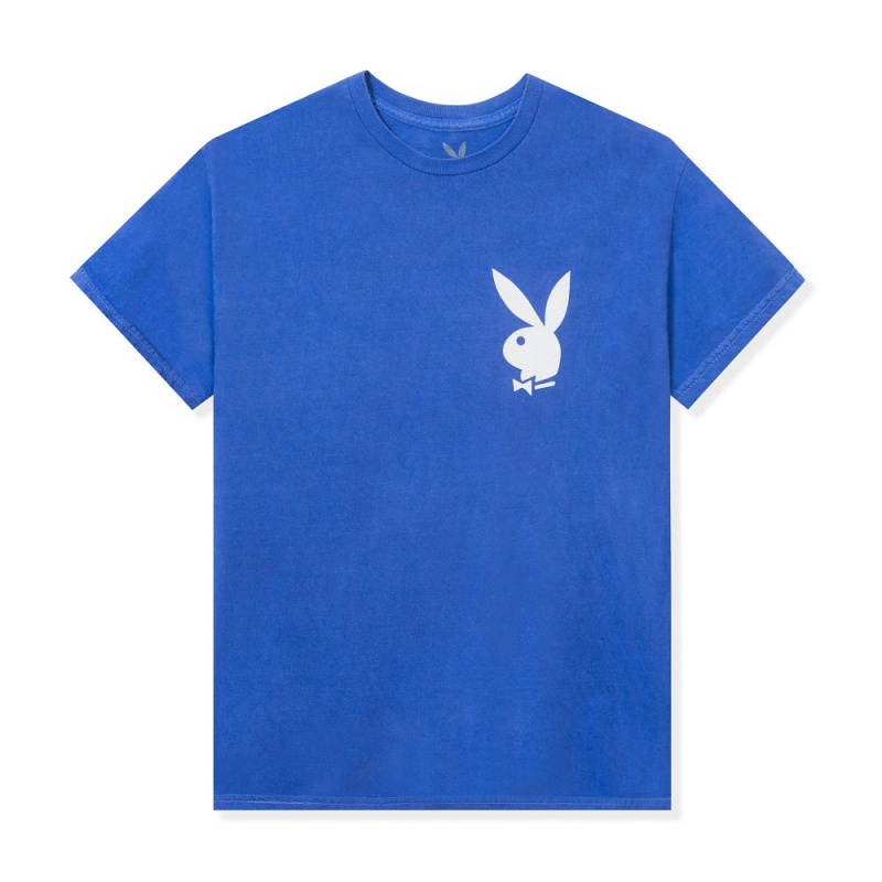 Playboy December 2013 Pigment Washed T-shirt Heren | PLBY-593220