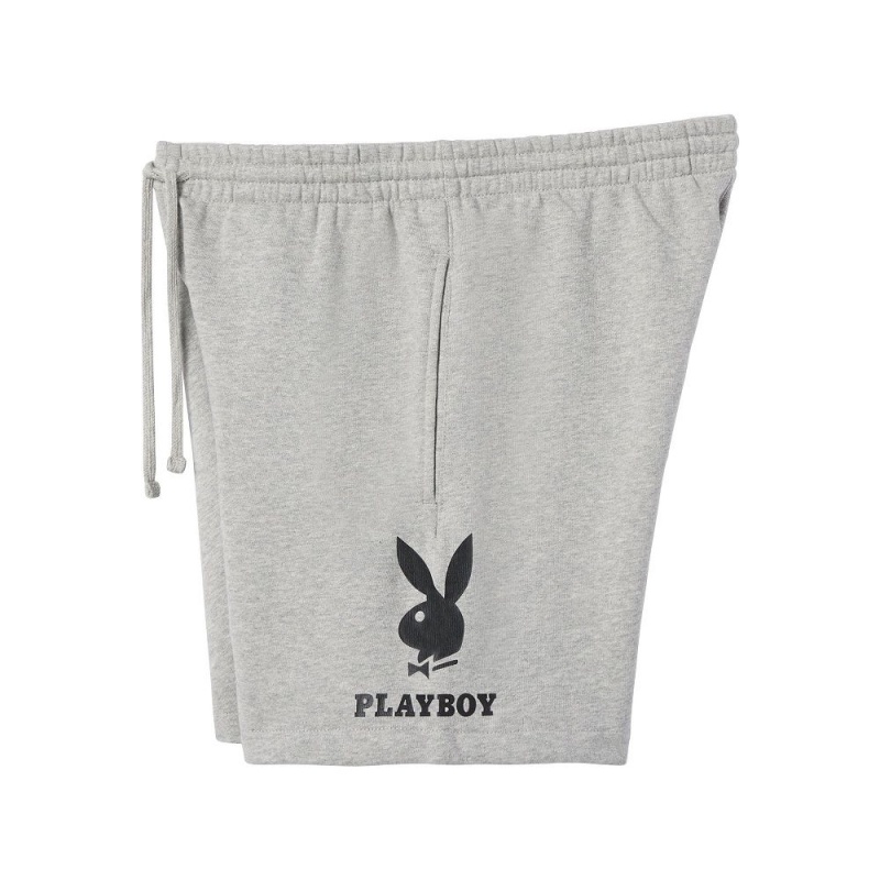 Playboy Double Bunny Korte Broek Heren Zwart | PLBY-592974