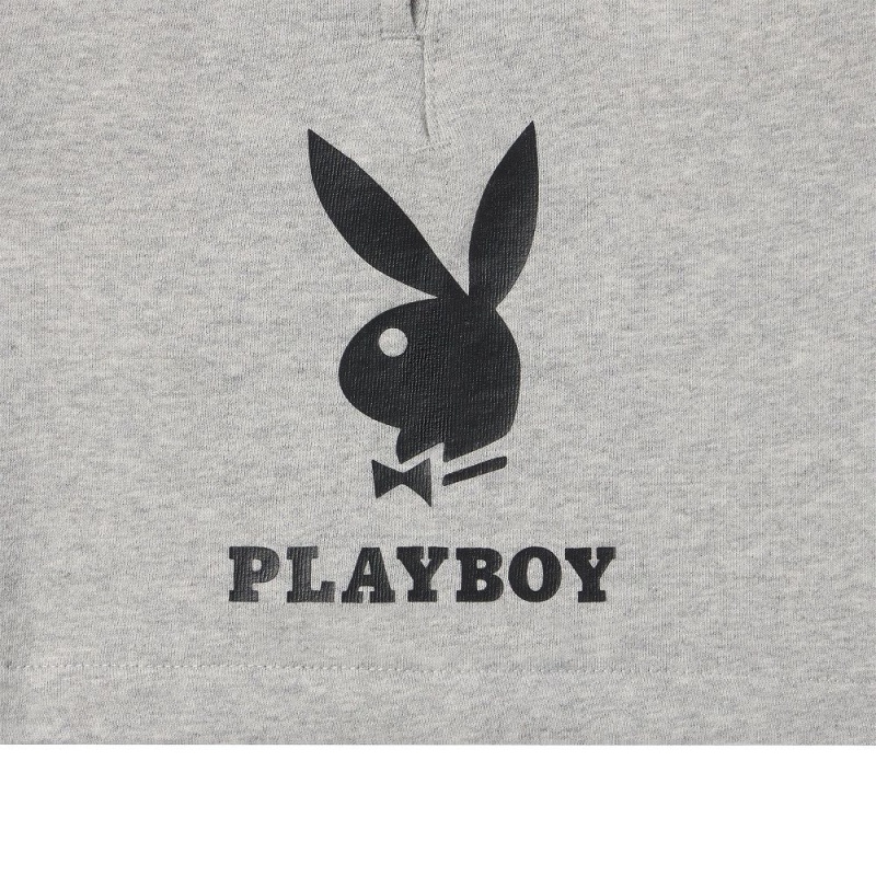 Playboy Double Bunny Korte Broek Heren Zwart | PLBY-592974