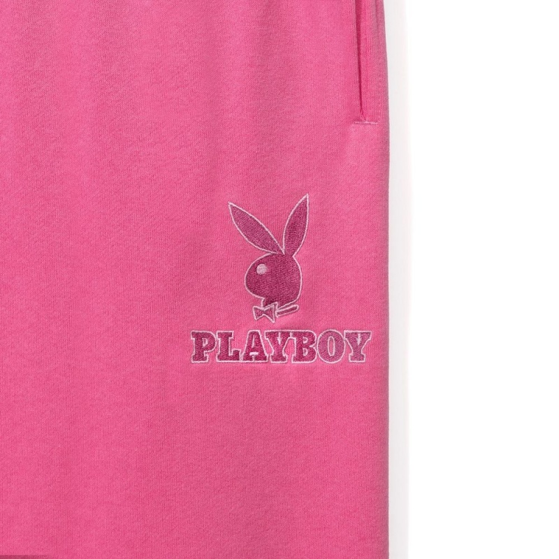 Playboy Fabulous 50s Greaser - 3pcs Set Joggingbroeken Dames Dieprood | PLBY-592781