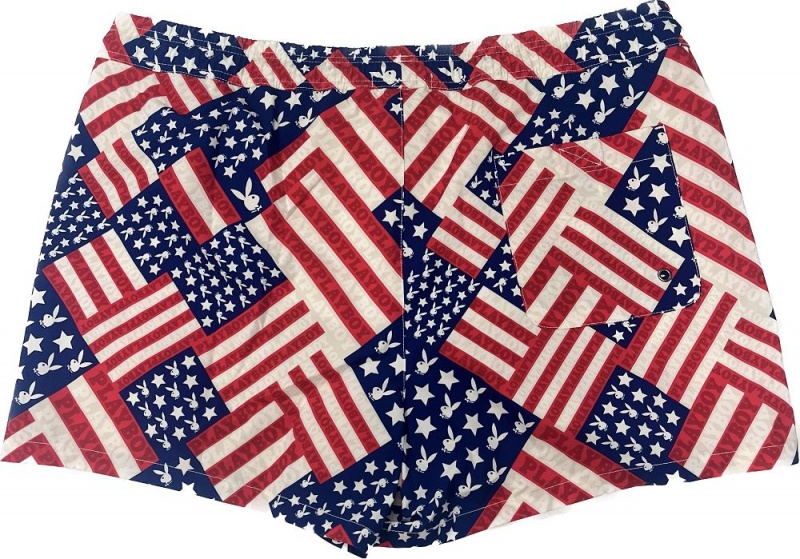 Playboy Fourth of July Swim Trunk Joggingbroeken Heren | PLBY-592956