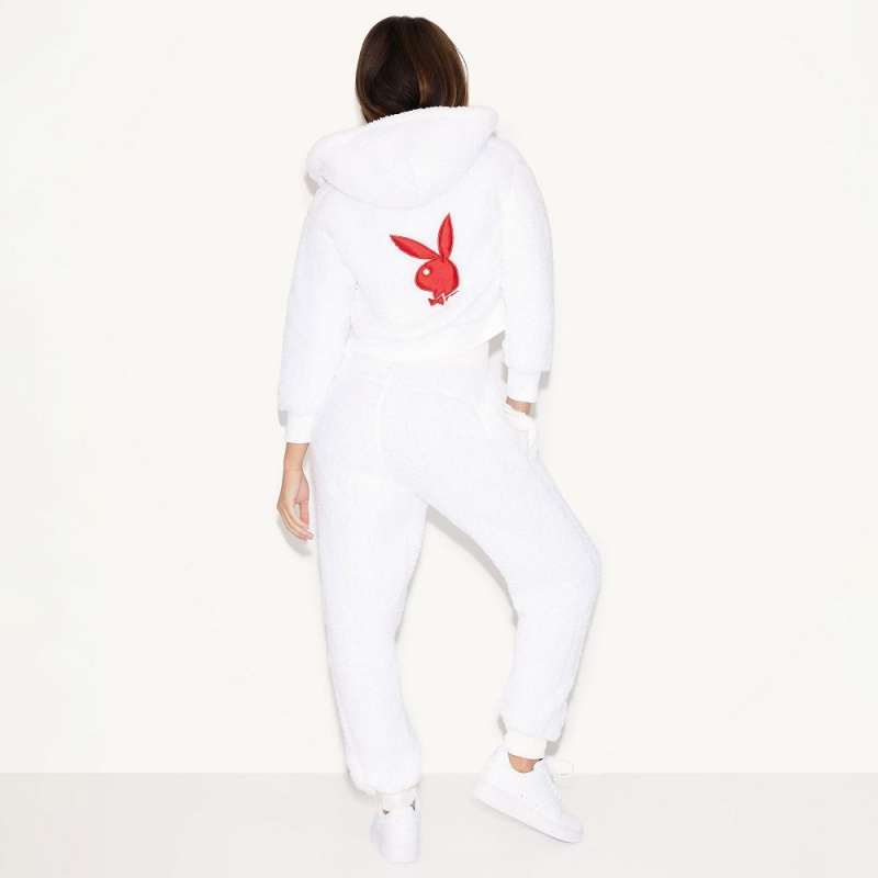 Playboy Frostbite Hoodie Dames Zwart | PLBY-592860