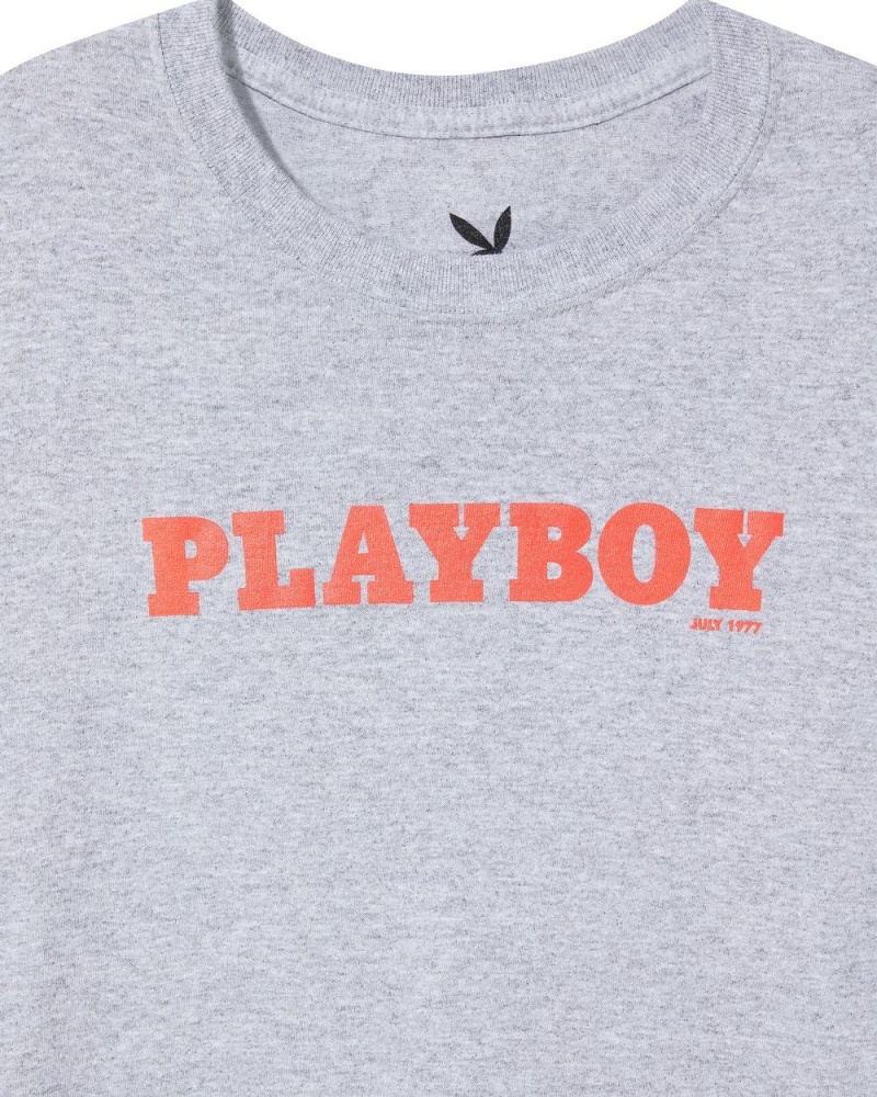 Playboy July 1977 Cover T-shirt Heren | PLBY-593248