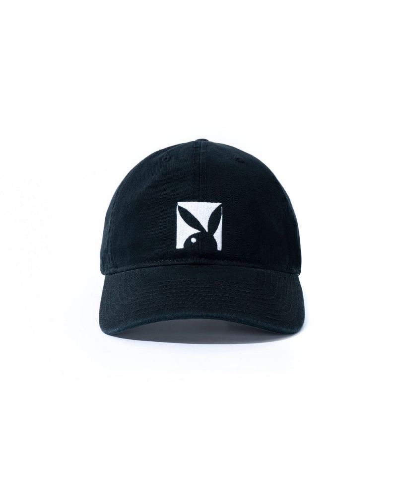 Playboy Logo N950PB Adjustable Dad Hat Hoeden Dames Mosterdgeel | PLBY-592636