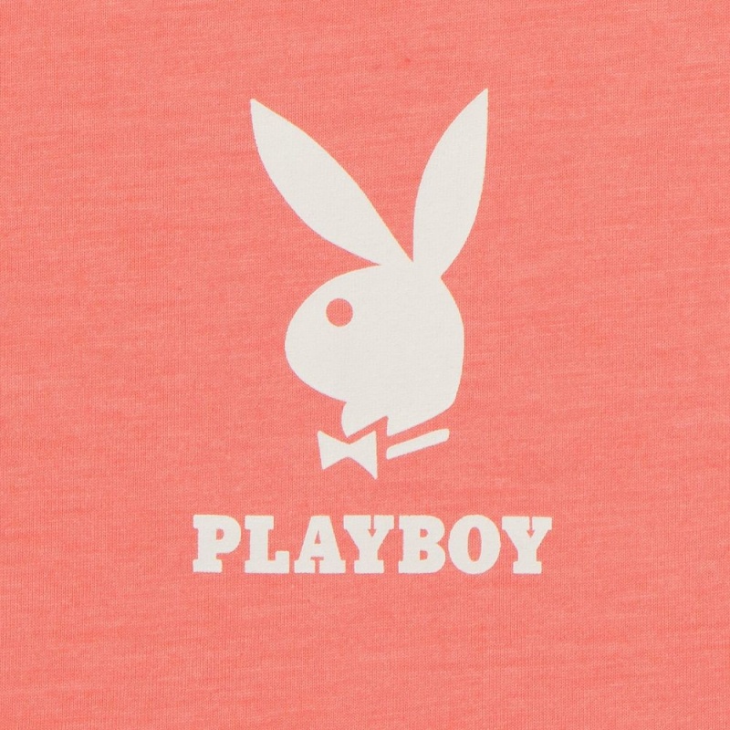 Playboy Logo Oversized T-shirt Heren Mintgroen | PLBY-593232