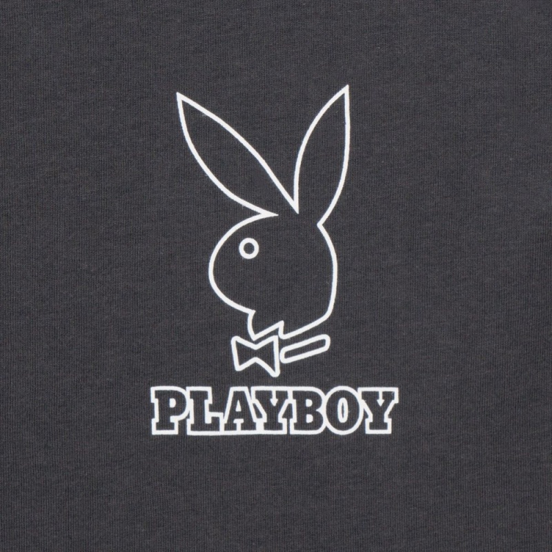 Playboy Logo Oversized T-shirt Heren Mintgroen | PLBY-593232