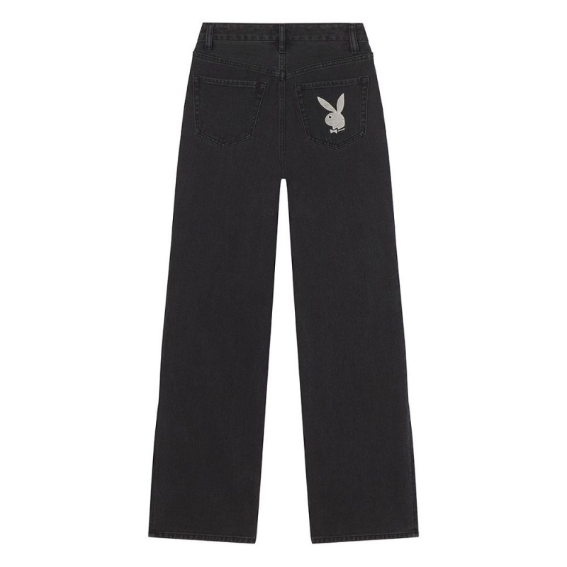 Playboy Long Silk Broek Dames | PLBY-592823