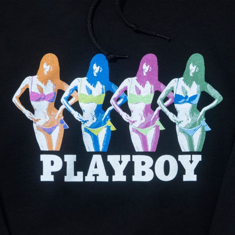 Playboy March 2019 Playmate Miki Hamano Repeating Bunny Hoodie Heren | PLBY-593061