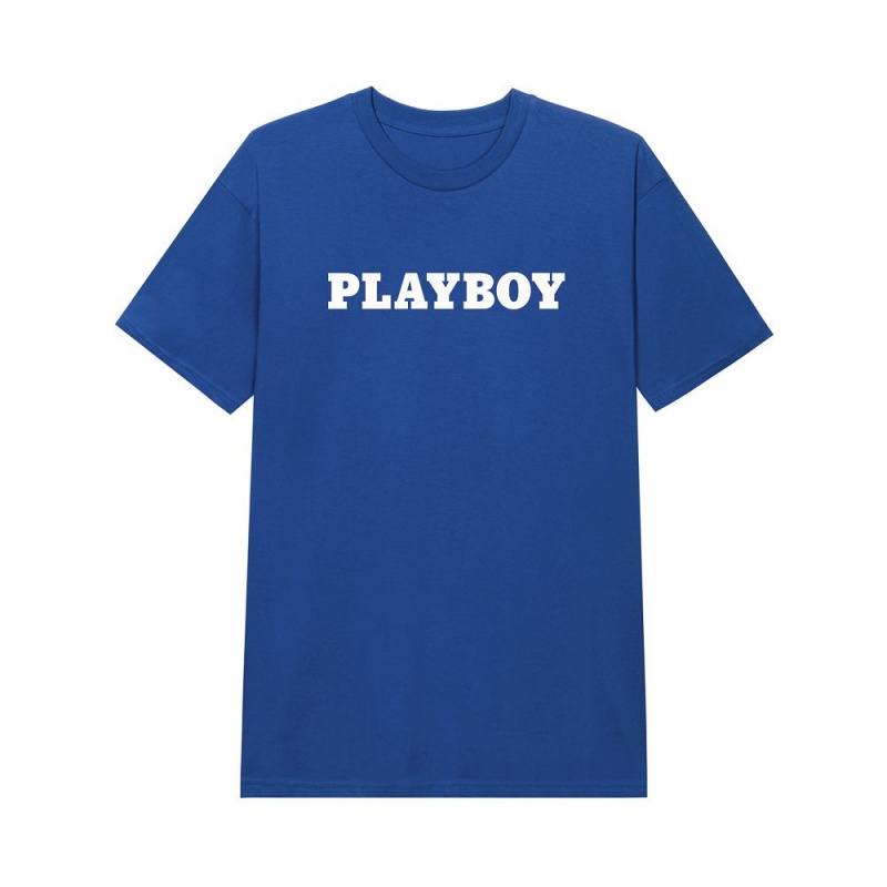 Playboy Masthead T-shirt Heren Zwart | PLBY-593158