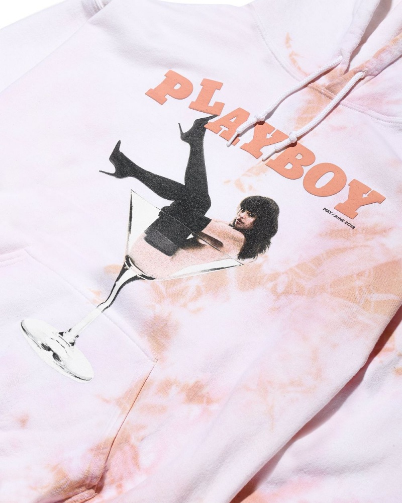 Playboy May/June 2018 Cover Tie-Dye Hoodie Heren | PLBY-593081