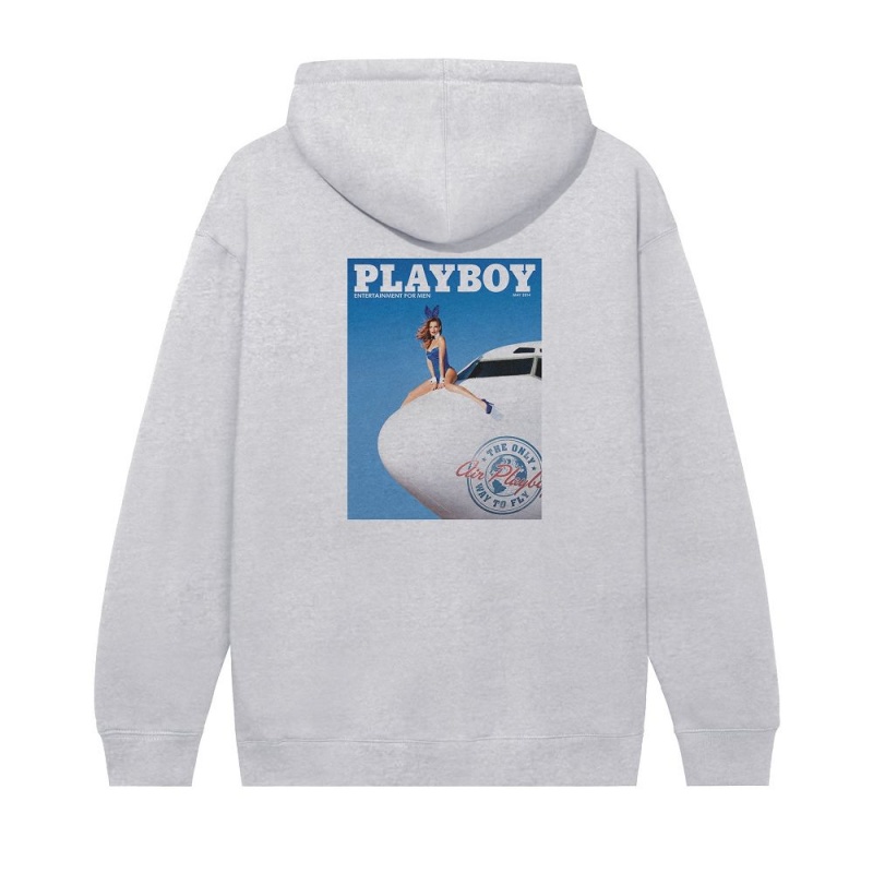 Playboy May 2014 Cover Hoodie Heren Wit | PLBY-593041