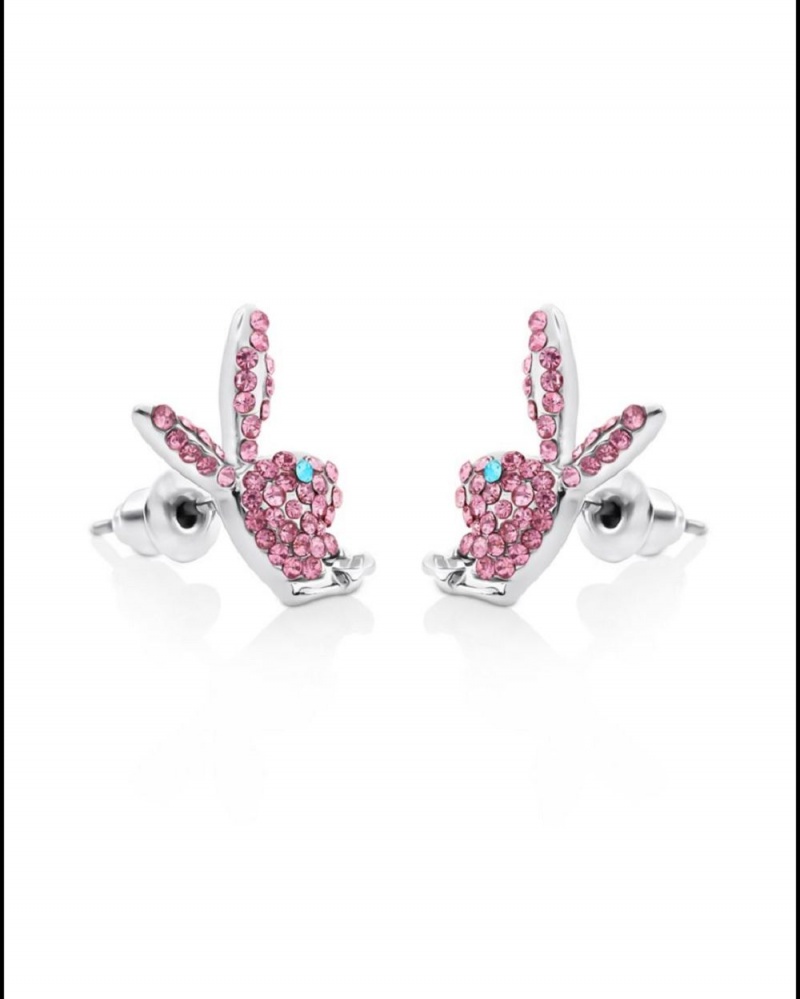 Playboy Playboy Bunny Stud Earrings, Multi-colored 3 Pack Sieraden Dames Gekleurd | PLBY-592622