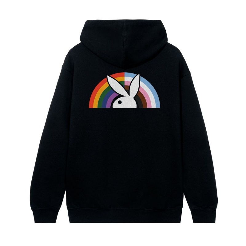 Playboy Pride Is Good Hoodie Heren Zwart | PLBY-593048