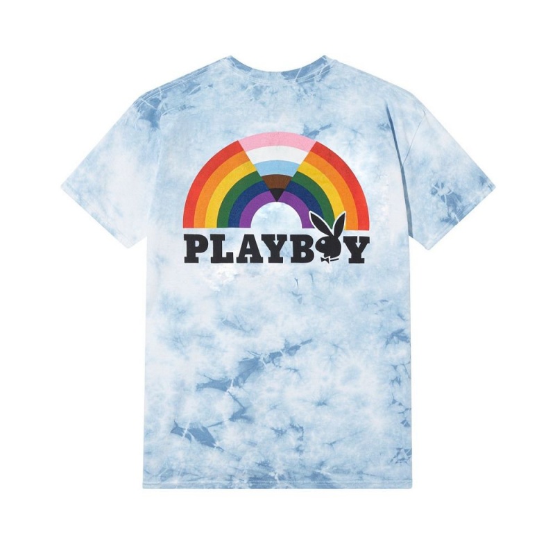 Playboy Pride is Good Tie Dye T-shirt Heren | PLBY-593252