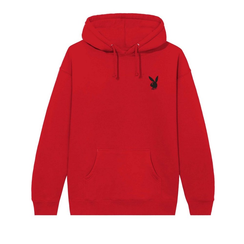 Playboy Queen of Hearts Hoodie Heren Zwart | PLBY-593049