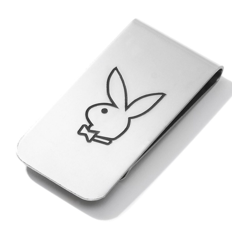 Playboy Rabbit Head Money Clip Accessoires Heren Zilver | PLBY-592929