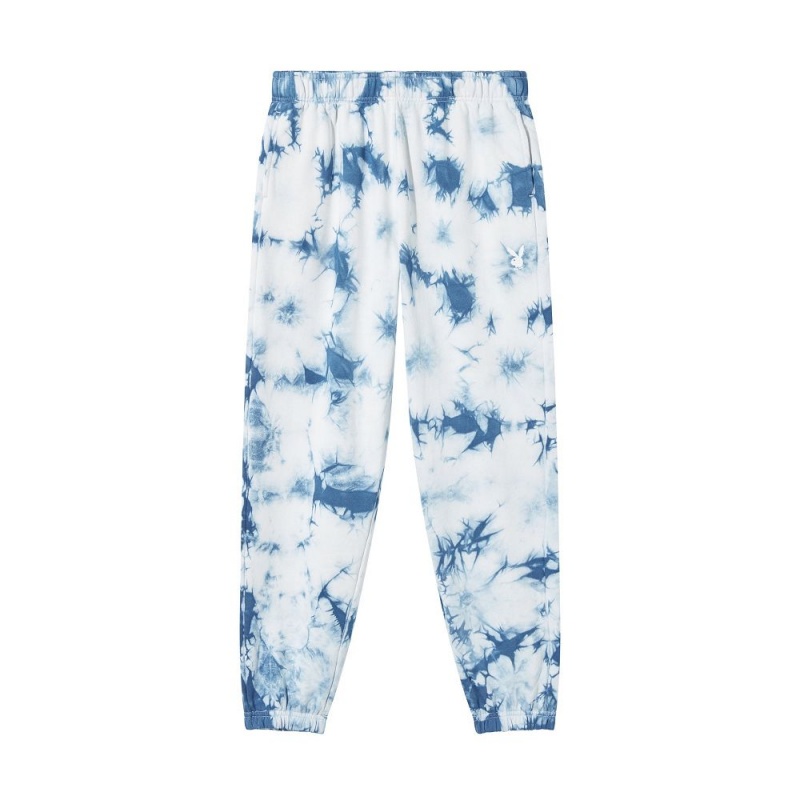 Playboy Rabbit Head Oversized Joggingbroeken Dames Blauw | PLBY-592753