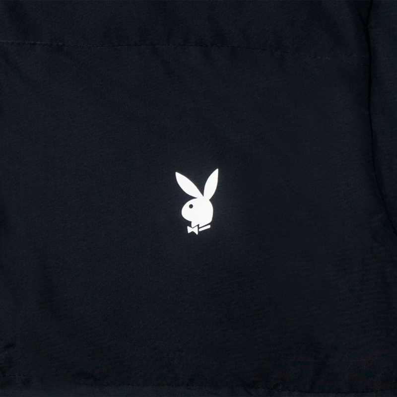 Playboy Repeating Logo Jassen Dames Zwart | PLBY-592863