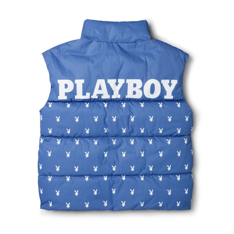 Playboy Sherpa Jassen Dames Blauw | PLBY-592865