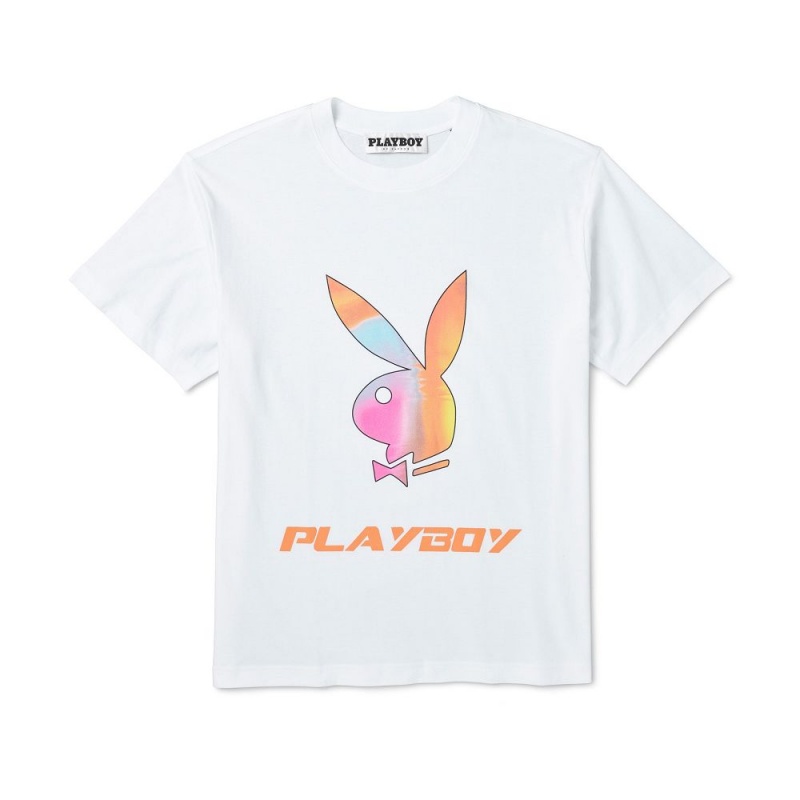 Playboy Spectrum T-shirt Heren | PLBY-593208