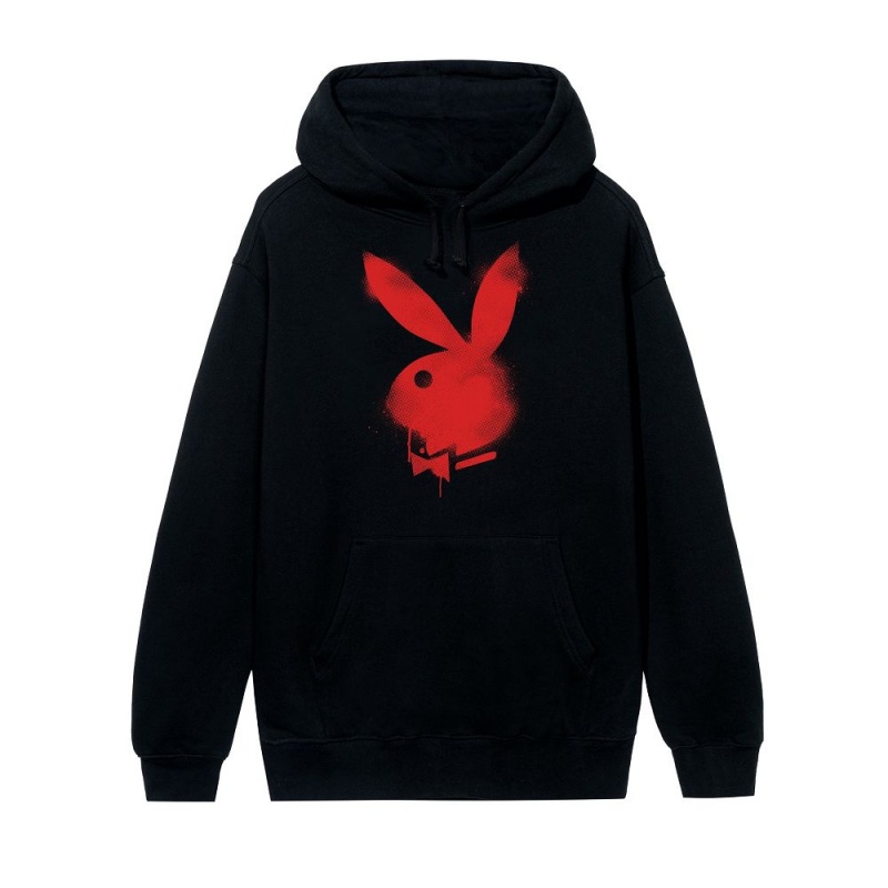 Playboy Spray Paint Logo Hoodie Heren Gekleurd | PLBY-593054