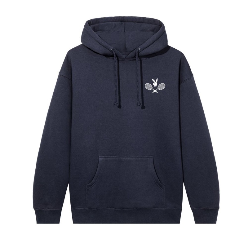 Playboy Tennis Club Hoodie Heren Wit | PLBY-593055