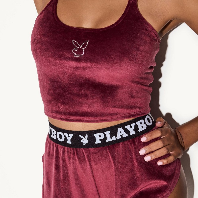 Playboy The Essentials Modal String Bodysuit Dames Roze | PLBY-592702