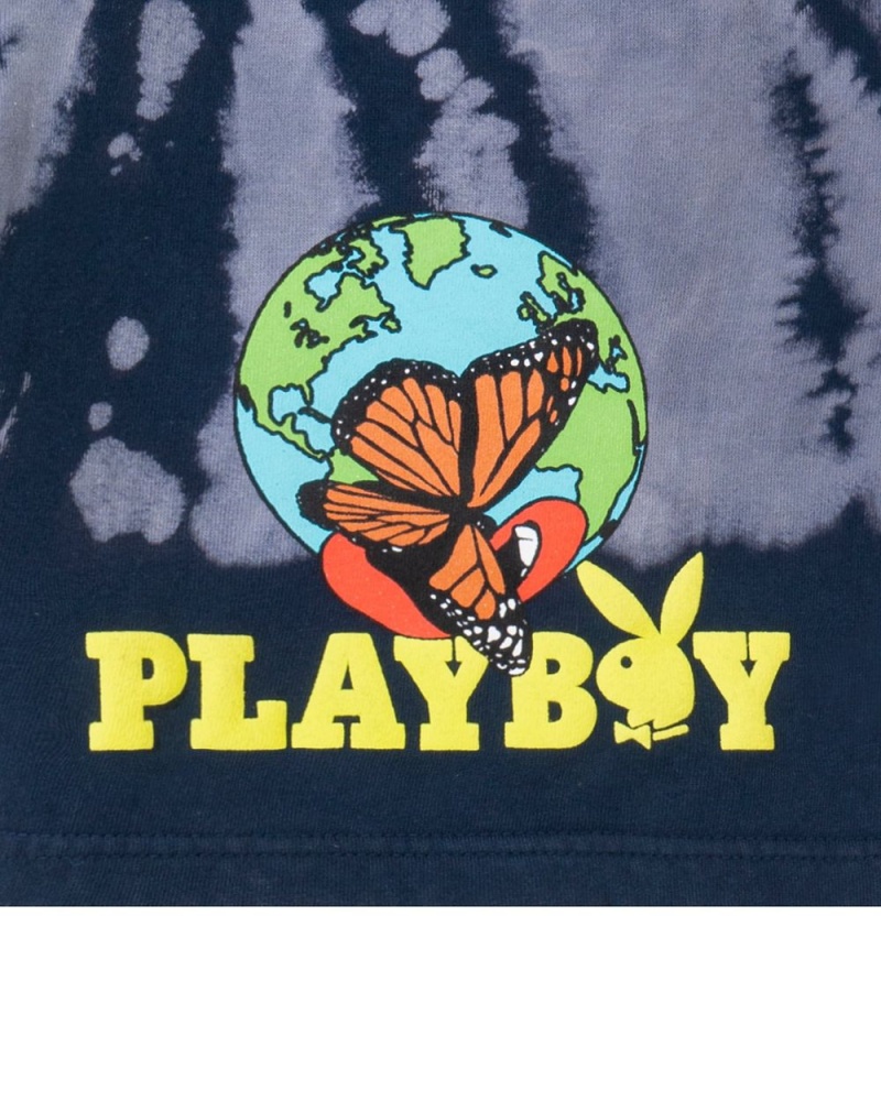 Playboy Tie-Dye Au Naturel Korte Broek Heren | PLBY-592960