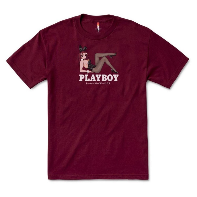 Playboy Tokyo Club Open Late T-shirt Heren Wit | PLBY-593182