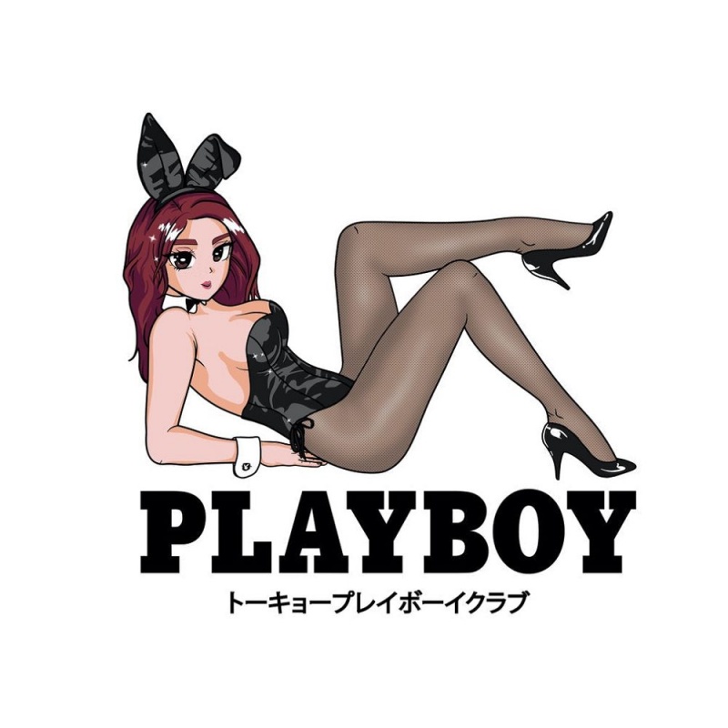 Playboy Tokyo Club Open Late T-shirt Heren Wit | PLBY-593182