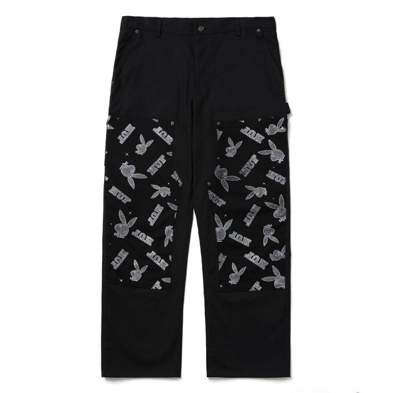 Playboy x HUF VVS Rabbit Head Broek Heren | PLBY-593004