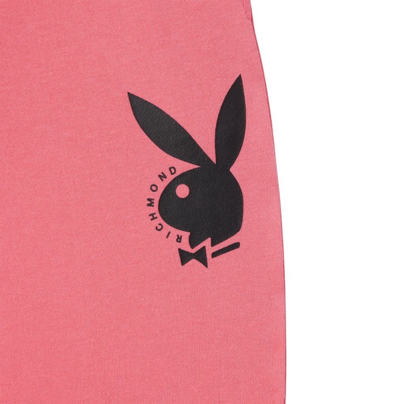 Playboy x John Richmond Klassieke Logo Joggingbroeken Heren Fuchsie | PLBY-592971