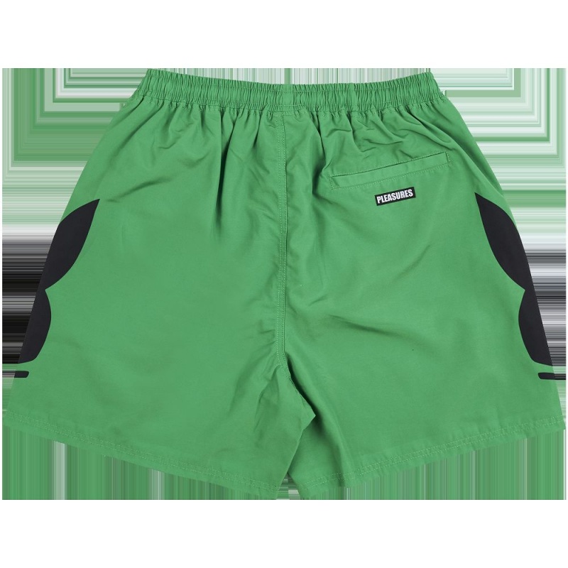 Playboy x Pleasures Collide Korte Broek Heren Groen | PLBY-592975