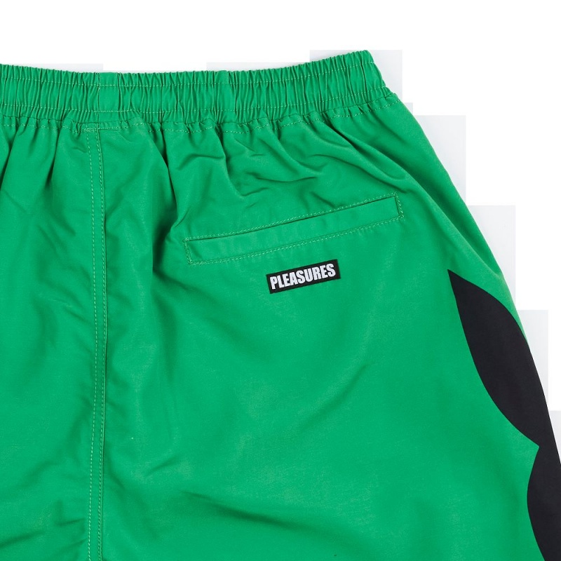 Playboy x Pleasures Collide Korte Broek Heren Groen | PLBY-592975