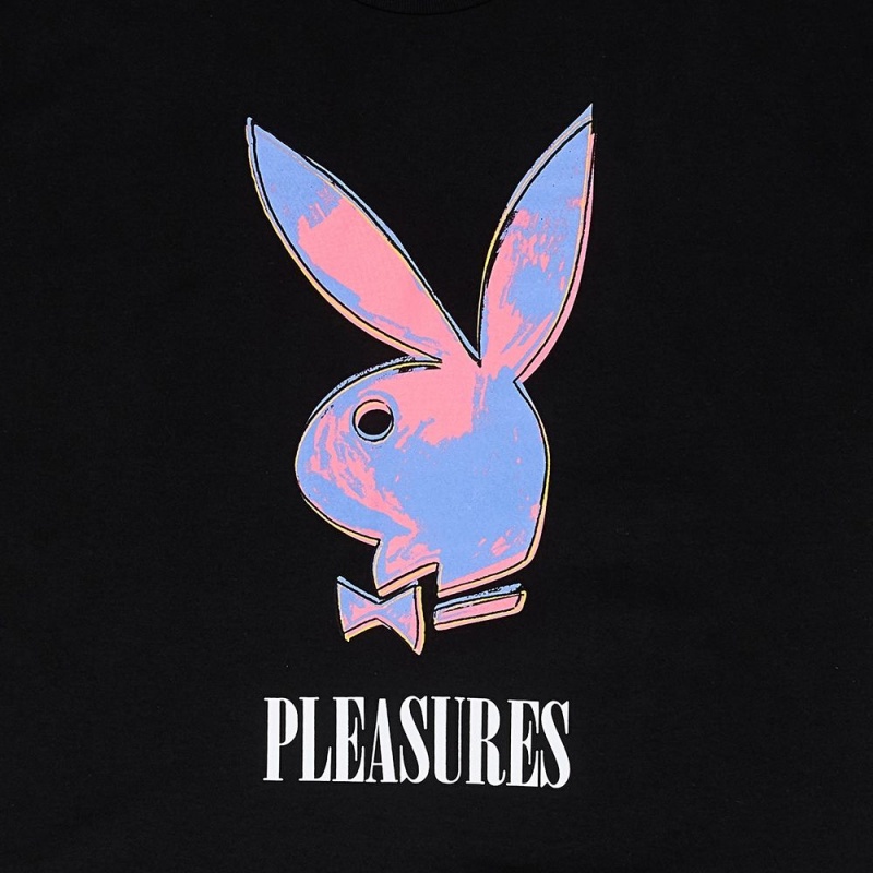 Playboy x Pleasures Pop Art T-shirt Heren Zwart | PLBY-593179